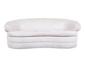Vladimir Kagan Style Mid-Century Kidney-Shaped Sofa