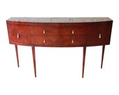 Baker Furniture Neoclassical Satinwood Sideboard Buffet