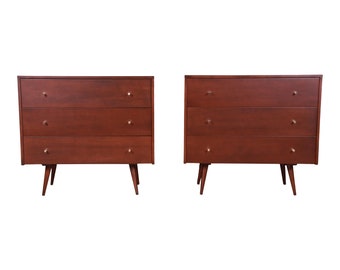 Paul McCobb Planner Group Mid-Century Modern Bachelor Chests, Newly Refinished