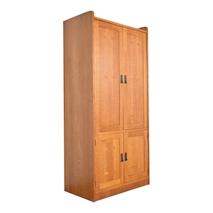 Stickley Mission Oak Arts & Crafts Media Armoire Cabinet