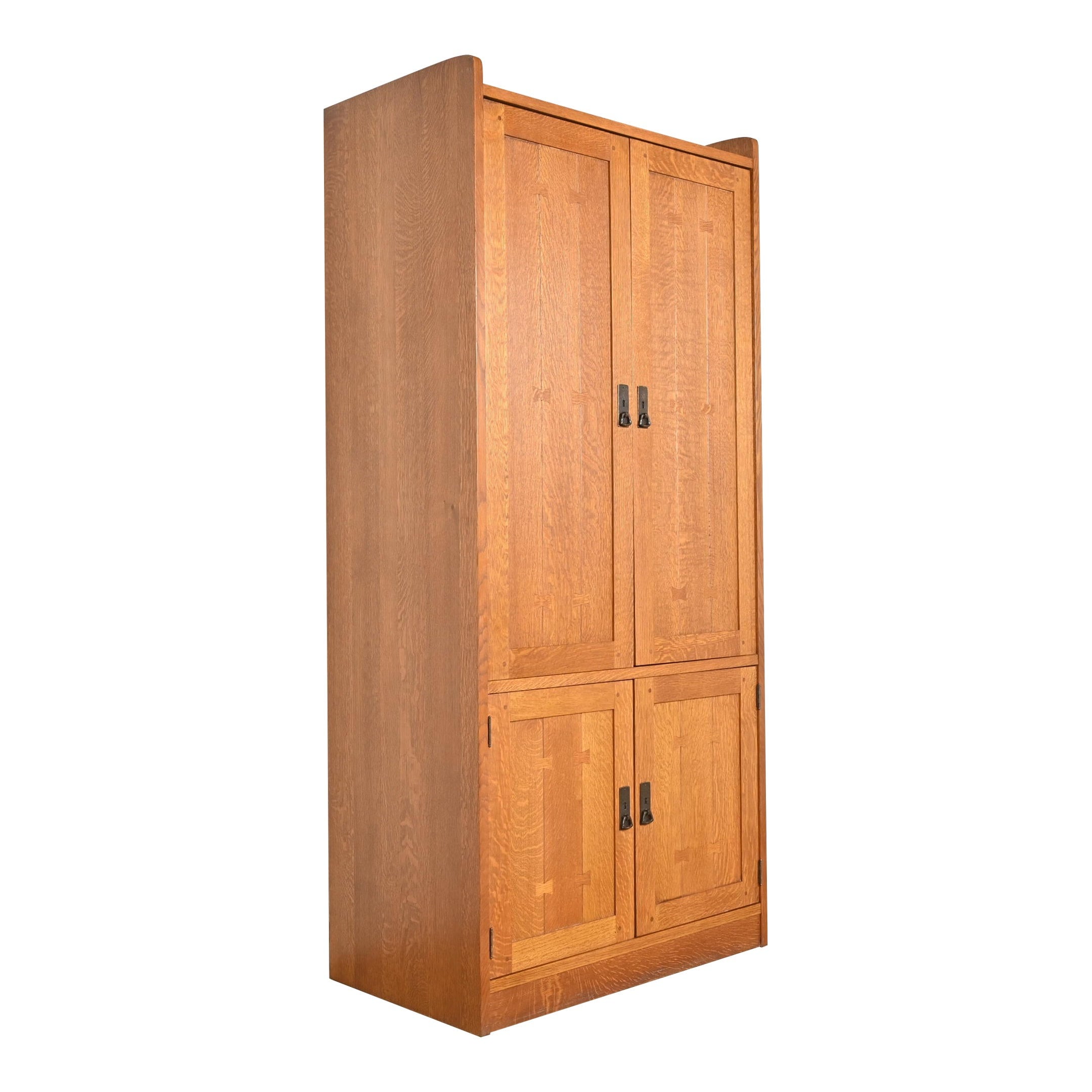 Stickley Mission Oak Arts & Crafts Media Armoire Cabinet - Etsy