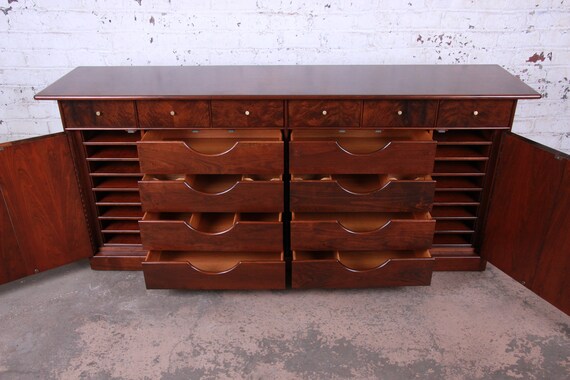 Milo Baughman For Directional Monumental His And Hers Dresser Etsy