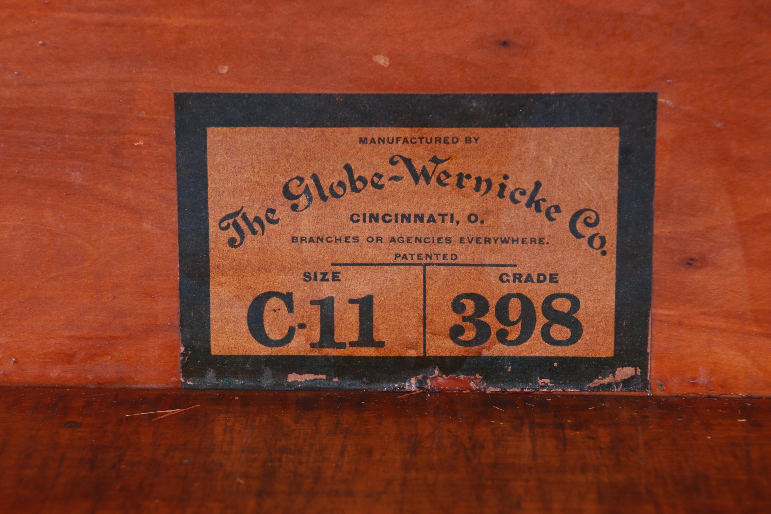 Outstanding Set of Ten Globe Wernicke Mahogany FiveStack Etsy