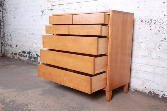 Russel Wright For Conant Ball Mid Century Modern Solid Maple Etsy