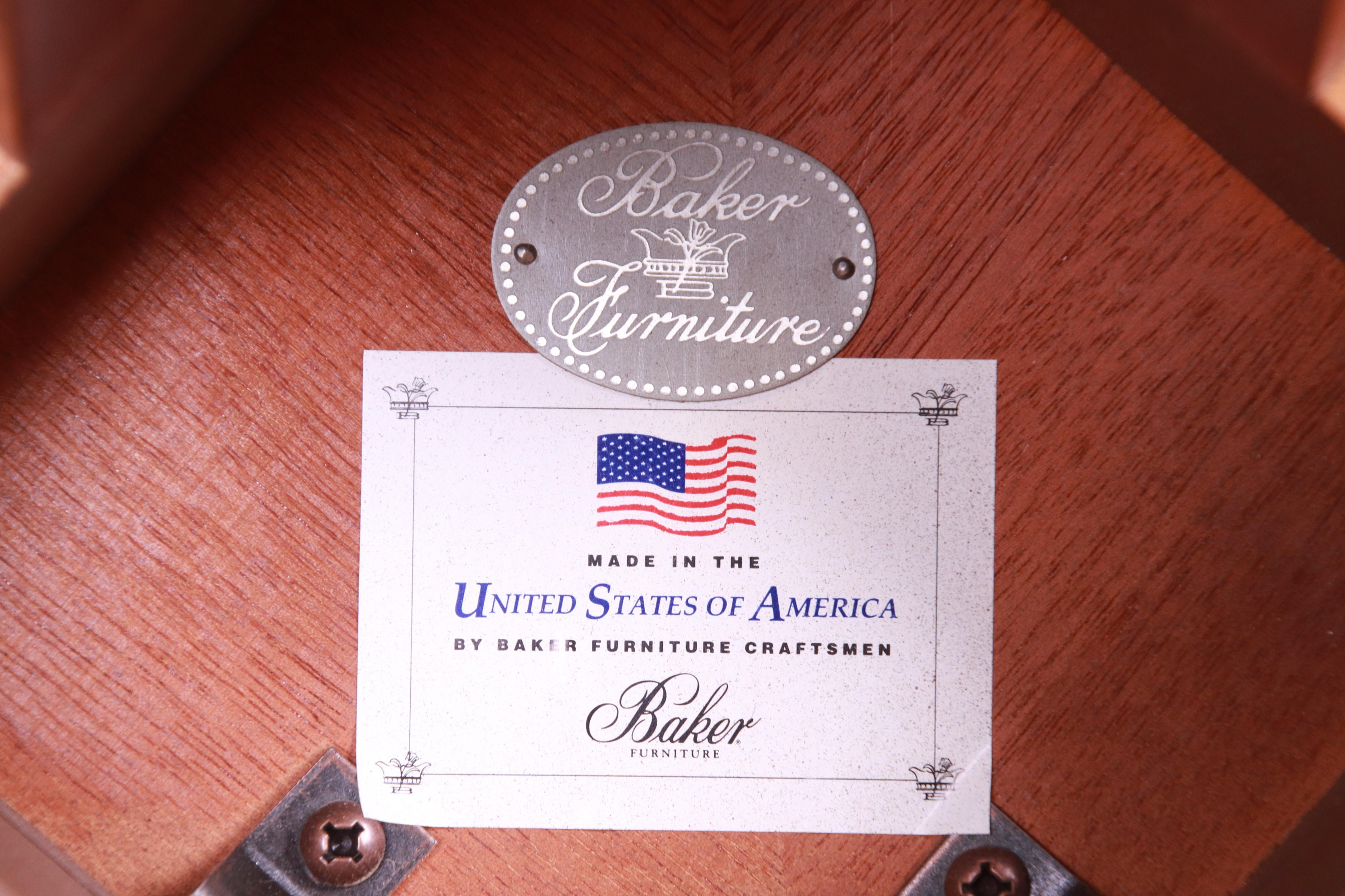 Baker Muebles georgianos pañuelo de caoba Drop Leaf Mesa | Etsy