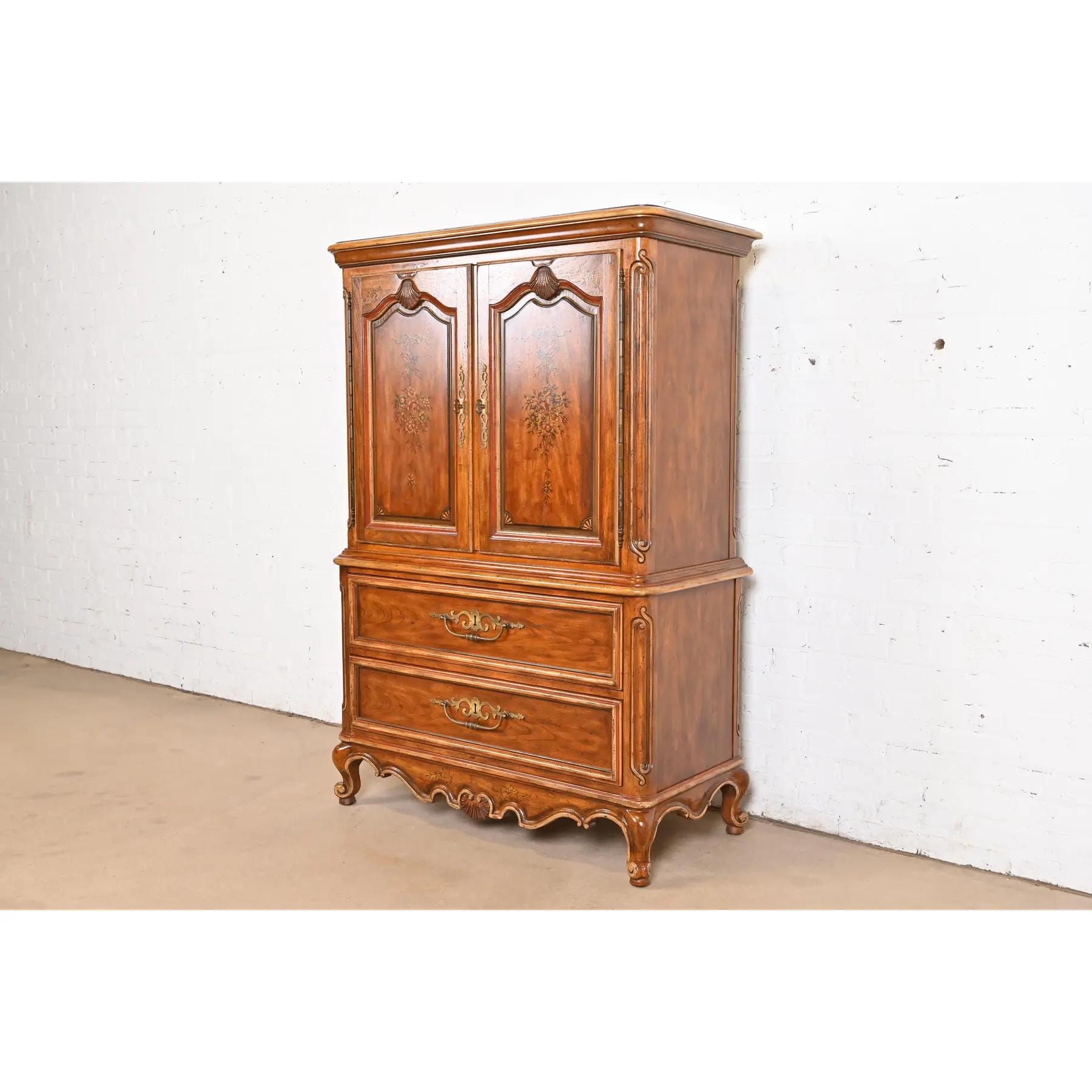 5個口のA♥DREXEL HERITAGE 5個口のA♥DREXEL HERITAGE Drexel Heritage–Hand painted chest 5