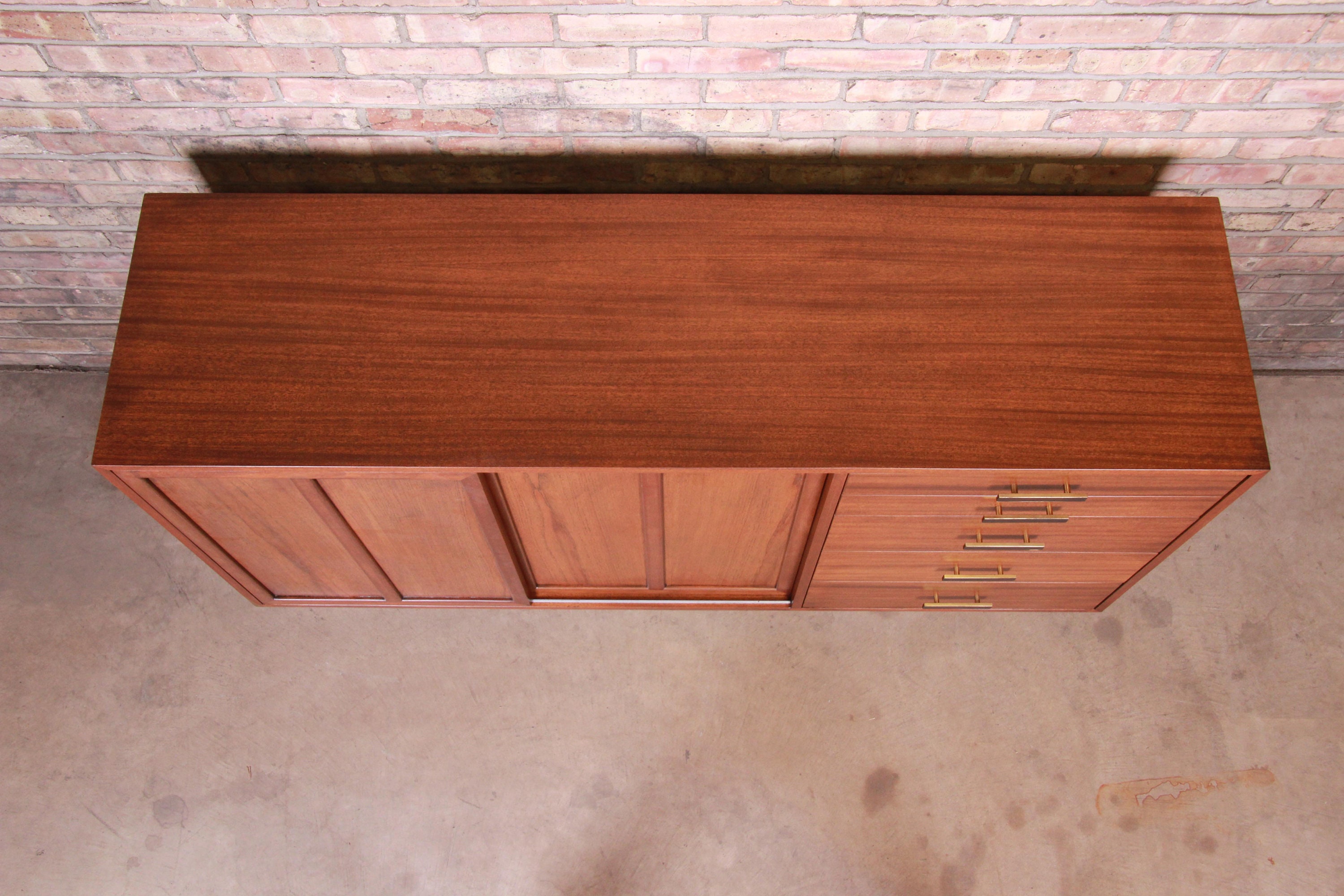 Harvey Probber Mid century Modern Mahogany Sideboard Credenza or