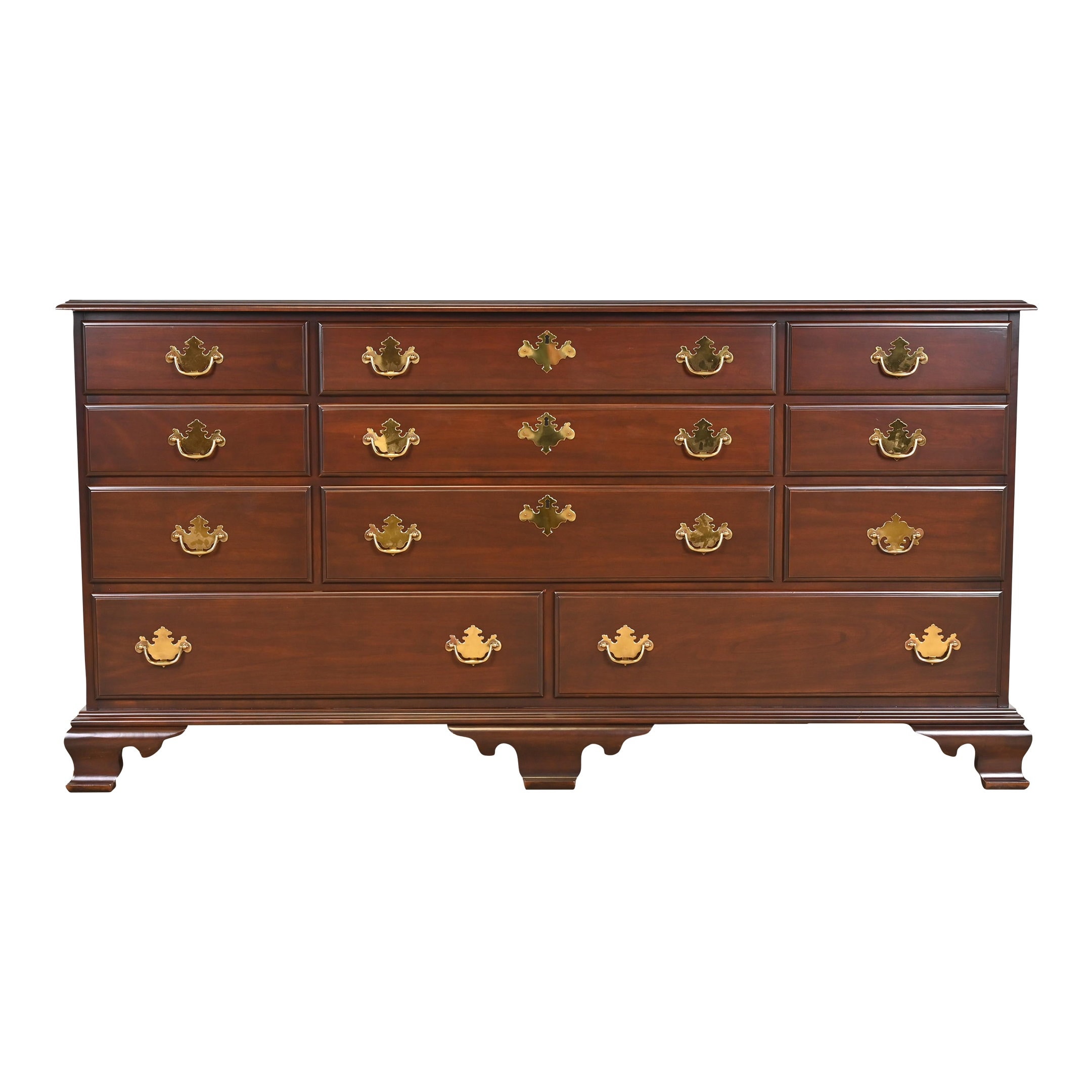 Harden Furniture Georgian Carved Solid Cherry Wood Long Dresser, Newly  Restored - Etsy