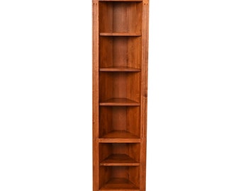 Ethan Allen Shaker Arts & Crafts Maple Corner Bookcase or Display Cabinet