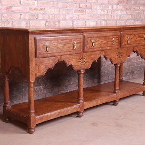 BäckerMöbel Walisische Eingelegte Eiche Sideboard Credenza | Etsy