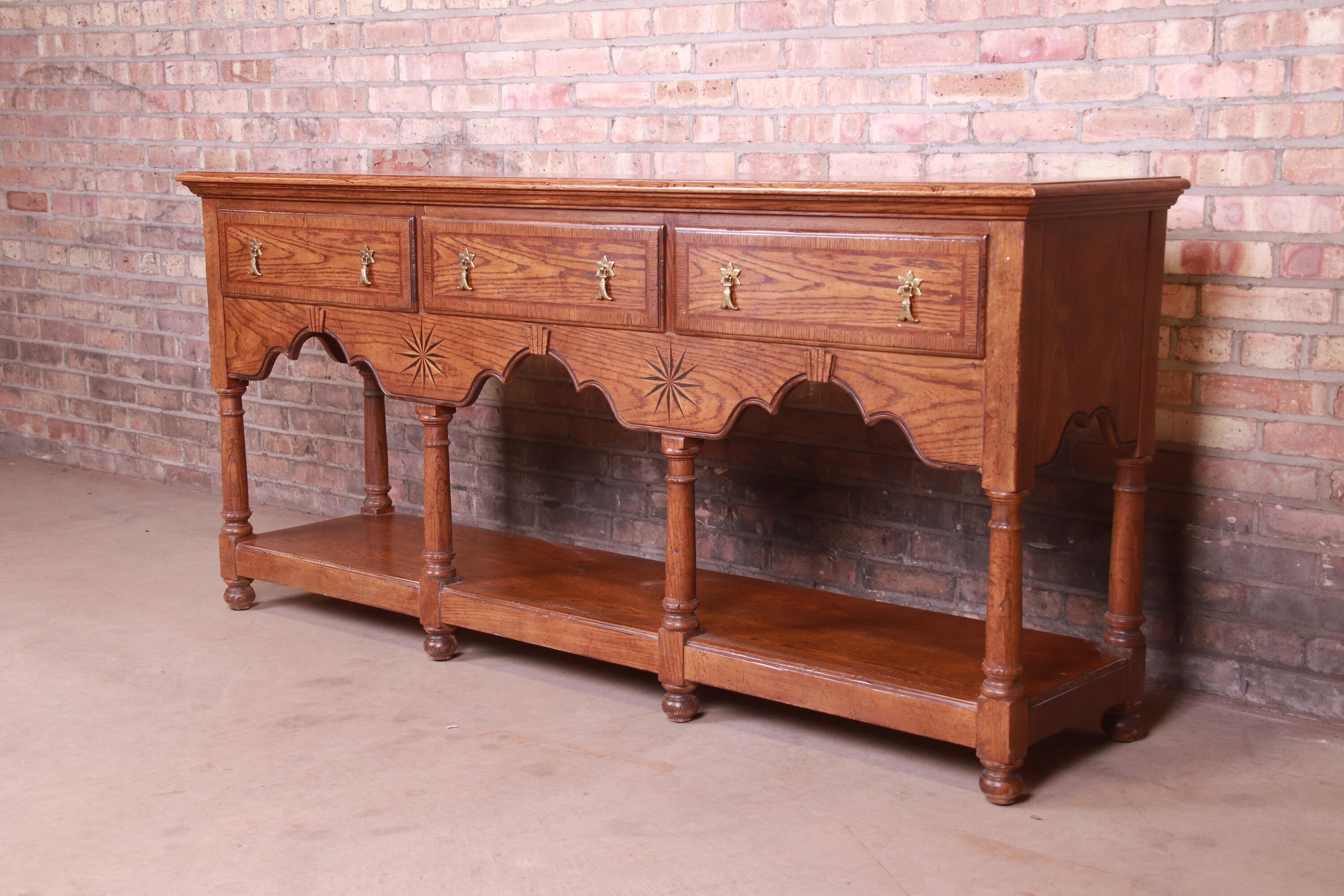 BäckerMöbel Walisische Eingelegte Eiche Sideboard Credenza | Etsy