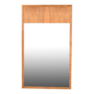 John Widdicomb Mid-Century Modern Walnut Large Wall Mirror, Circa 1960s