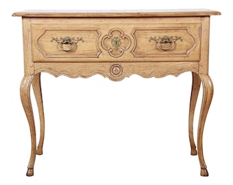 Baker Furniture French Provincial Louis XV White Oak Buffet Server