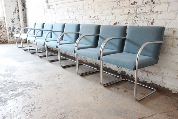 Mies Van Der Rohe Brno Club Chairs by Gordon International, 4 Pairs Available Mies Van Der Rohe Brno Club Chairs by Gordon International, 4 Pairs Available