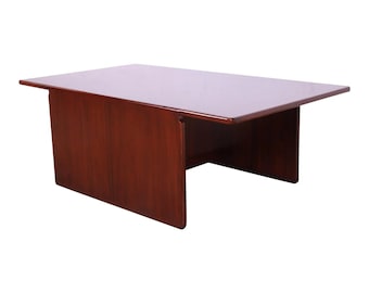 Afra and Tobia Scarpa for B&b Italia Rosewood Coffee Table