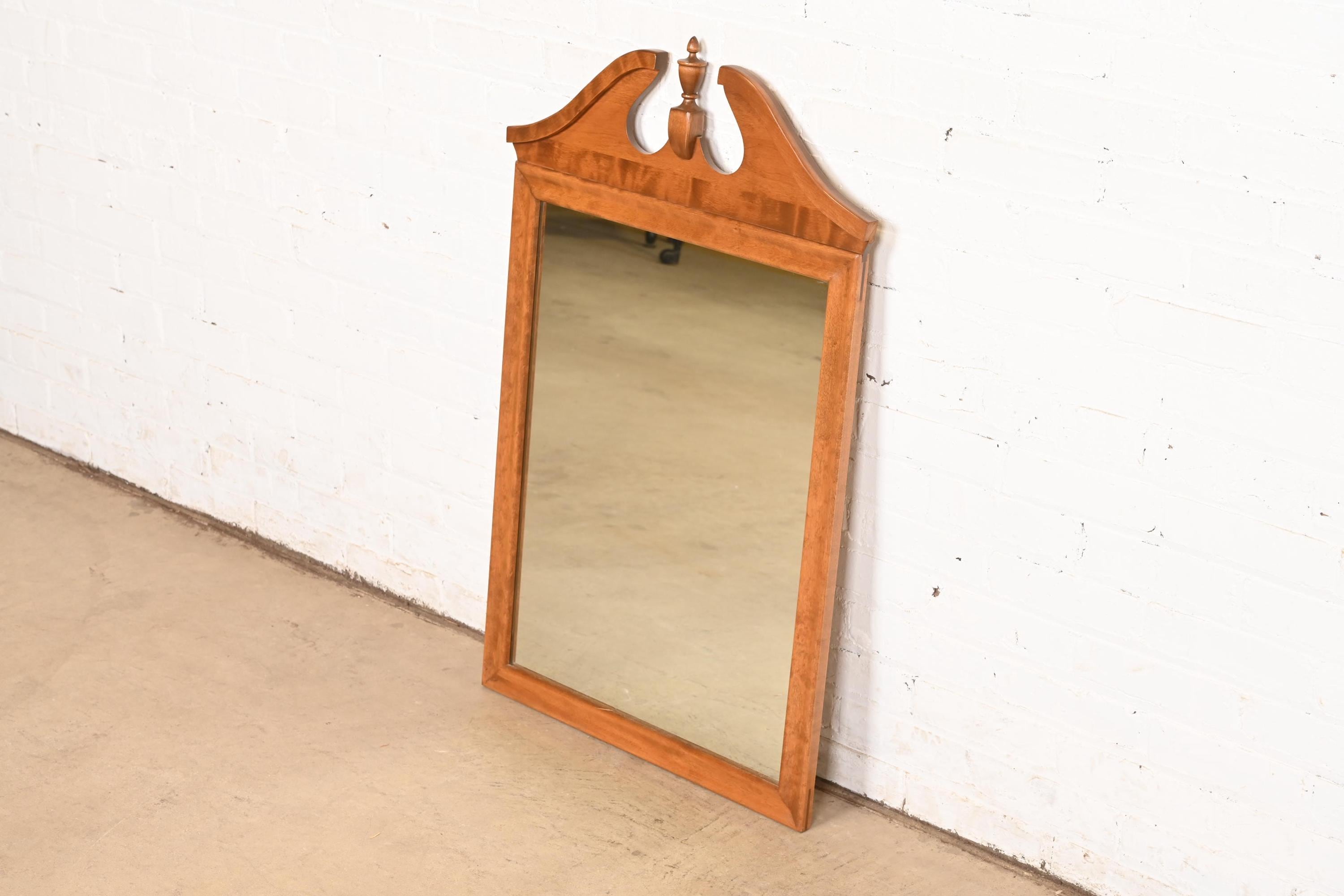 Ethan Allen American Colonial Solid Maple Framed Wall Mirror - Etsy