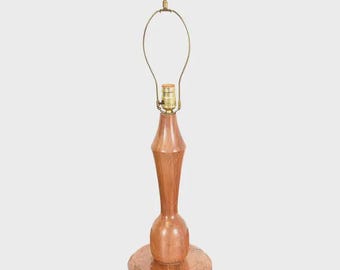 Danish Modern Teak Table Lamp, Circa 1960s
