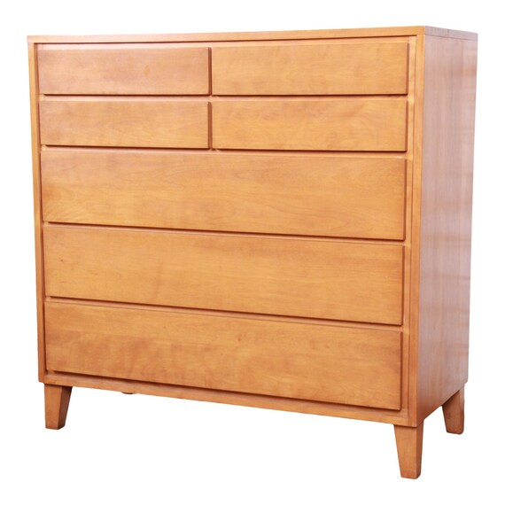Russel Wright For Conant Ball Mid Century Modern Solid Maple Etsy