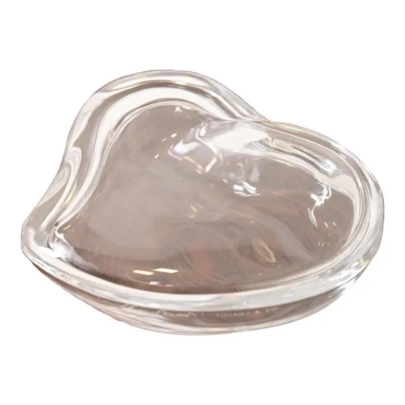 Elsa Peretti for Tiffany & Co. Clear Crystal Heart-shaped Lidded