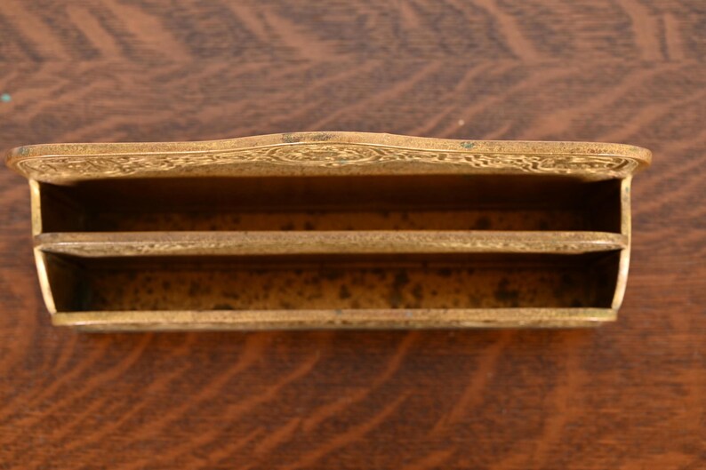 Tiffany Studios New York Zodiac Pattern Bronze Doré Letter Rack - Etsy