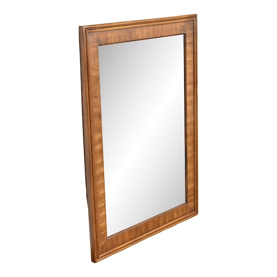 80s USA製 米軍 DREXEL HERITAGE 鏡 木製フレーム Drexel Heritage Modern Large Walnut Framed Beveled Mirror - Etsy
