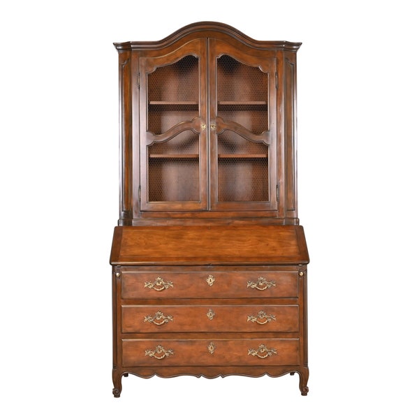 French Provincial Desk With Hutch Etsy