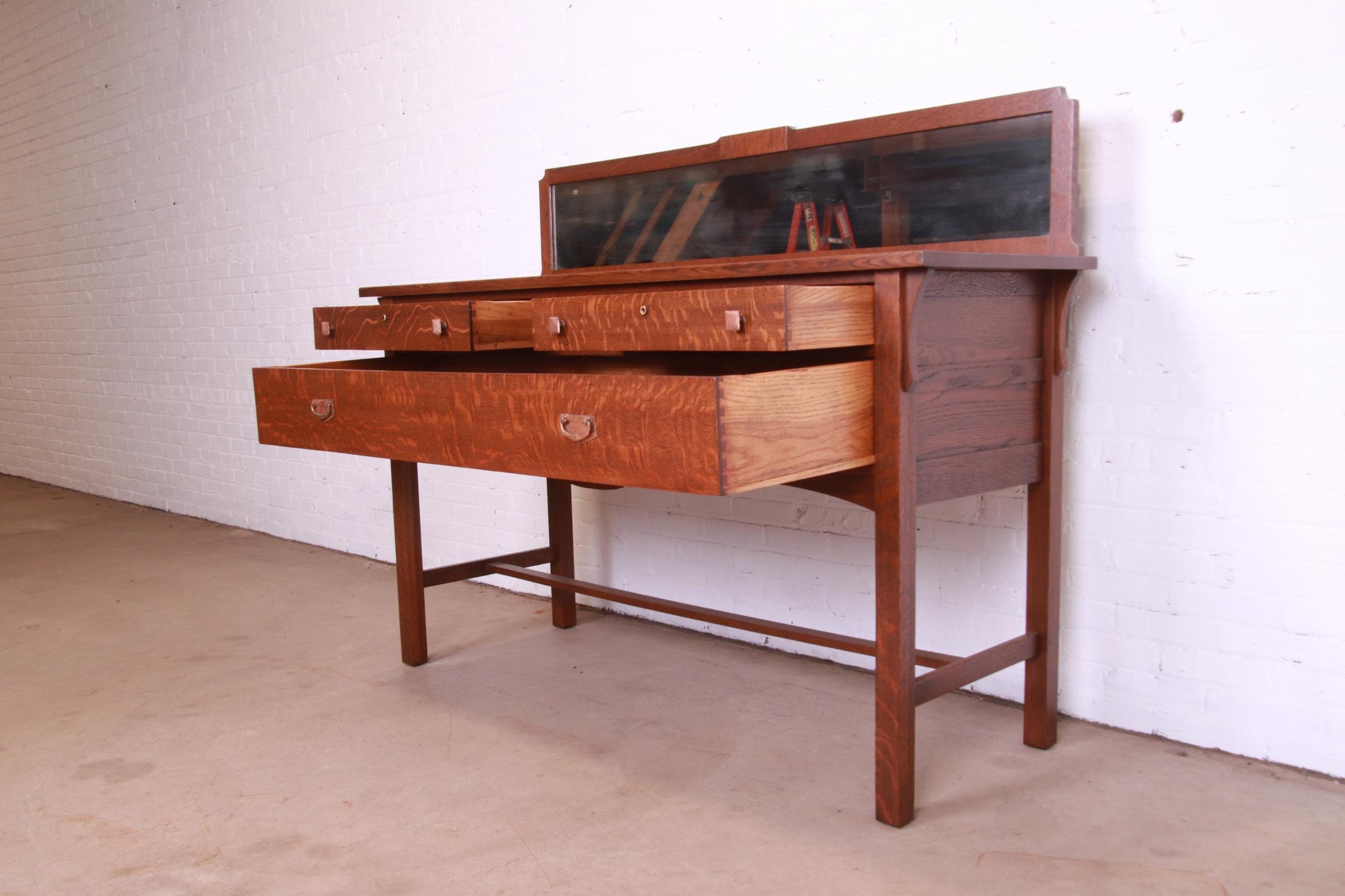 Mission style 2024 buffet server