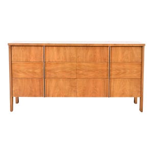 John Widdicomb Mid-Century Modern Walnut and Rosewood Dresser, 1960s