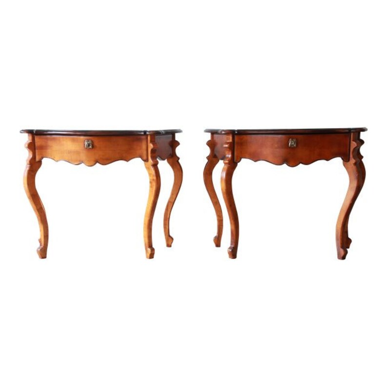 Baker Furniture Milling Road French Console Tables