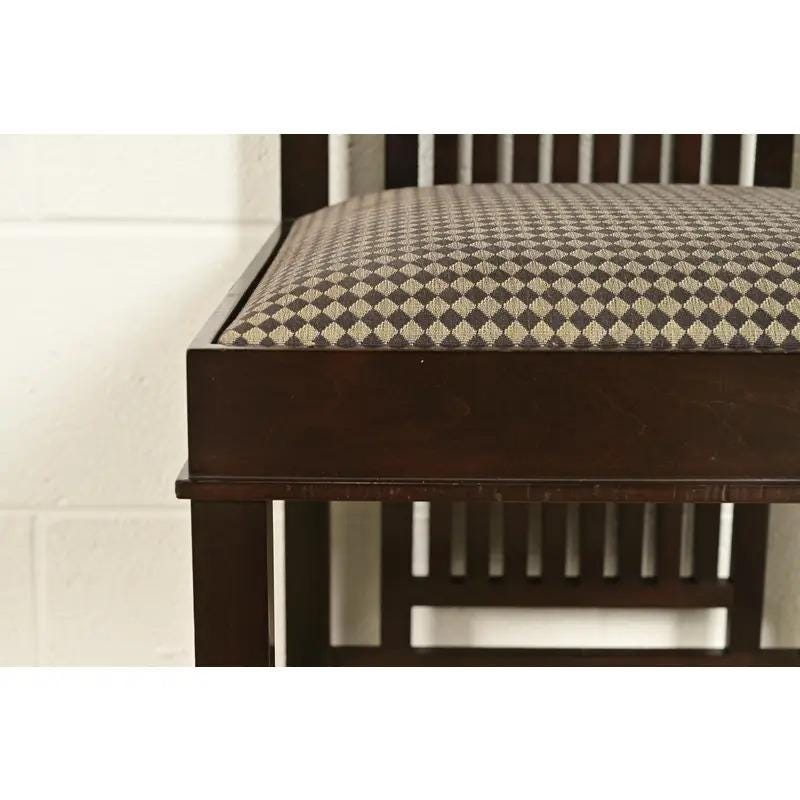 Frank Lloyd Wright for Cassina Arts & Crafts Dark Cherry Wood Dining ...