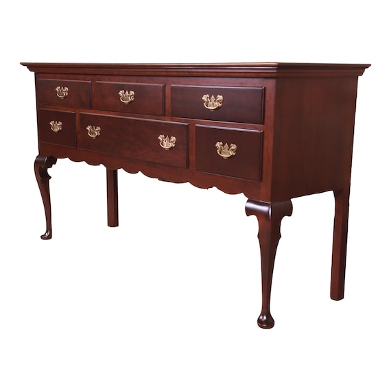 Cherry credenza sideboard deals