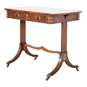 Early Baker Furniture Regency Rosewood Console or Side Table, Circa 1930s