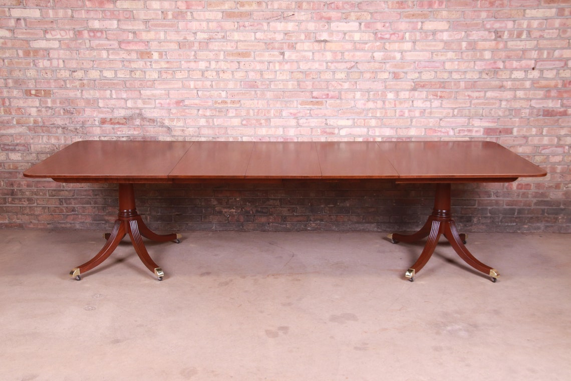 Bäcker Möbel Georgisch Mahagoni Doppelsockel Verlängerung | Etsy