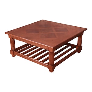 Baker Furniture Milling Road Italian Provincial Coffee Table, Newly Refinished