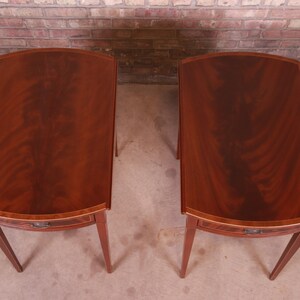 Muebles Baker Inlaid Mahogany Pembroke Mesas de Té Recién | Etsy