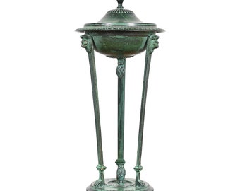 Oscar Bach Style Neoclassical Footed Bronze Censer