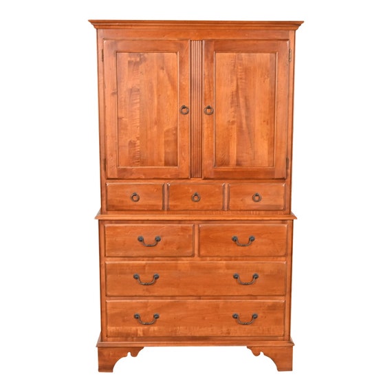 Ethan allen highboy dresser discount