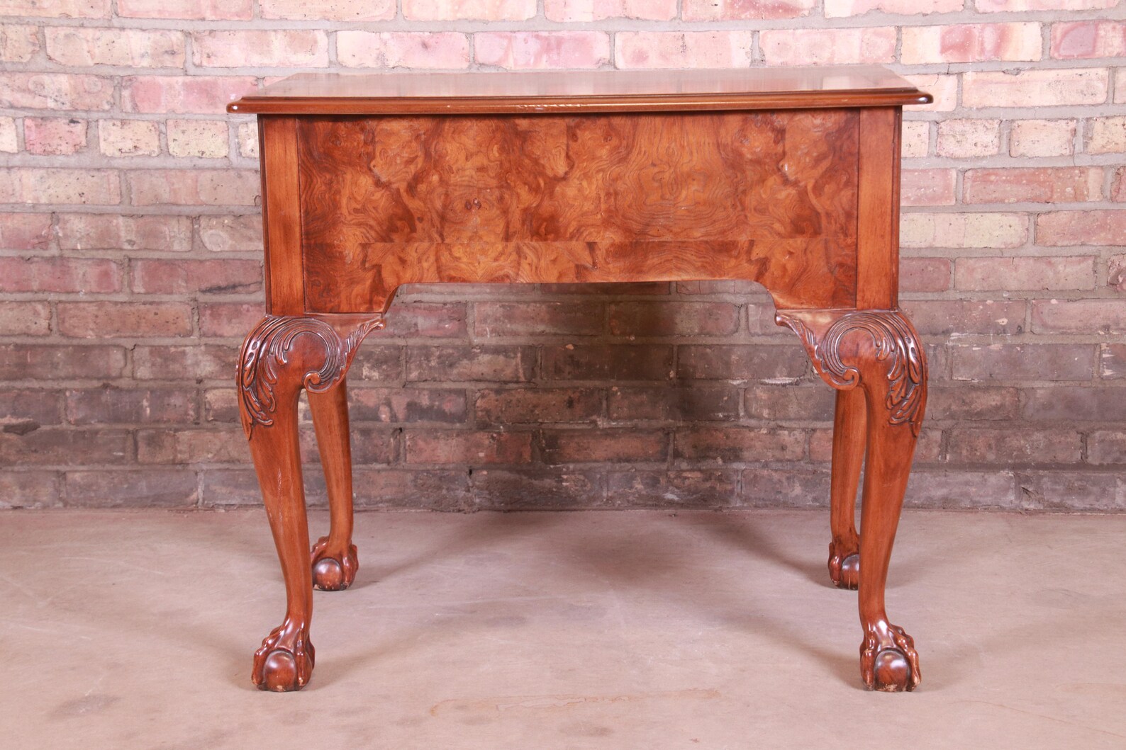 Bäcker Möbel Chippendale Burled Walnuss Lowboy Kommode oder | Etsy