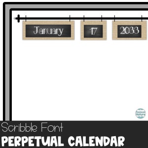 2025 flip calendar classroom, 2025 printable calendar display, 2025 calendar download, farmhouse classroom decor, burlap decor, hessian