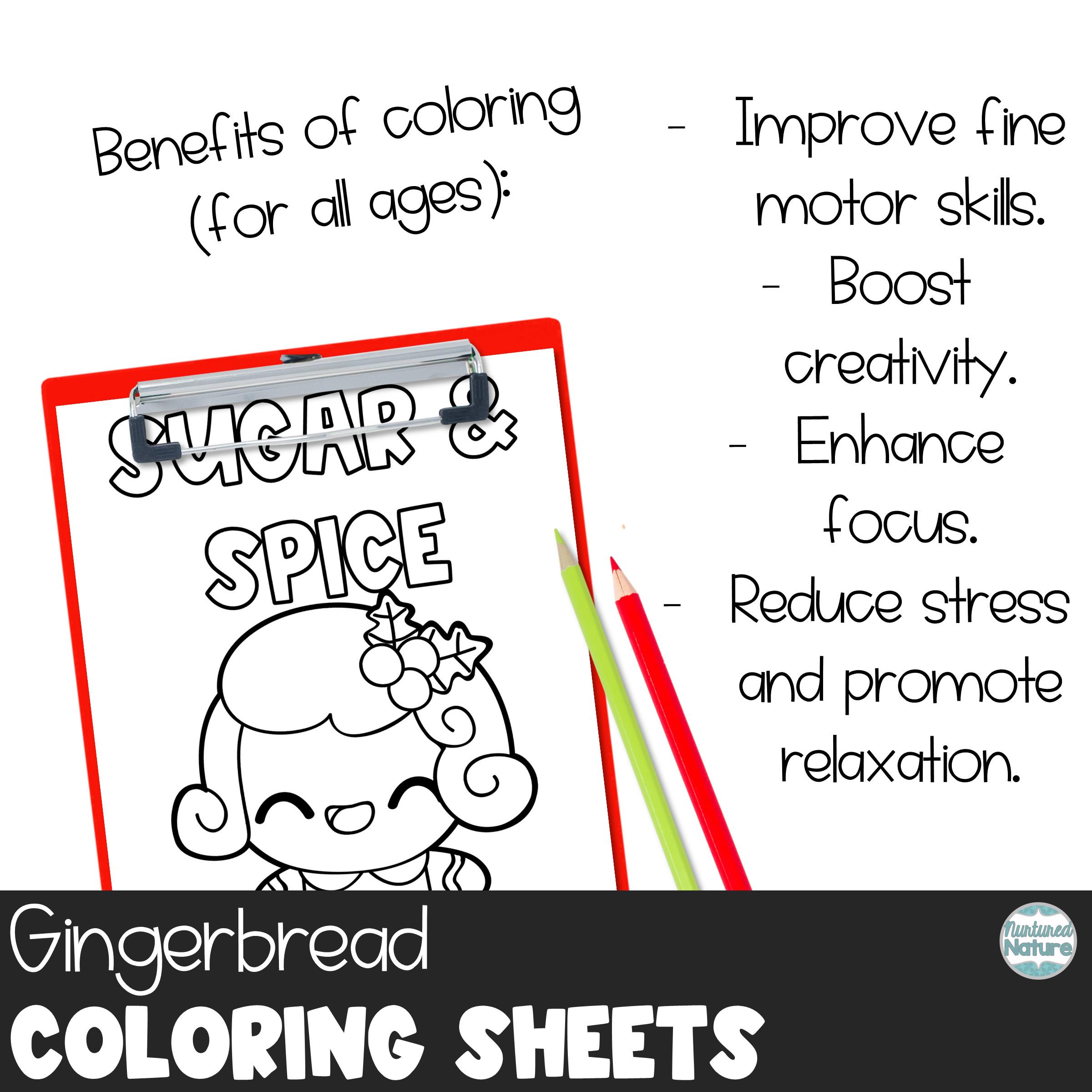 Christmas coloring pages for kids, gingerbread cookies, coloring…