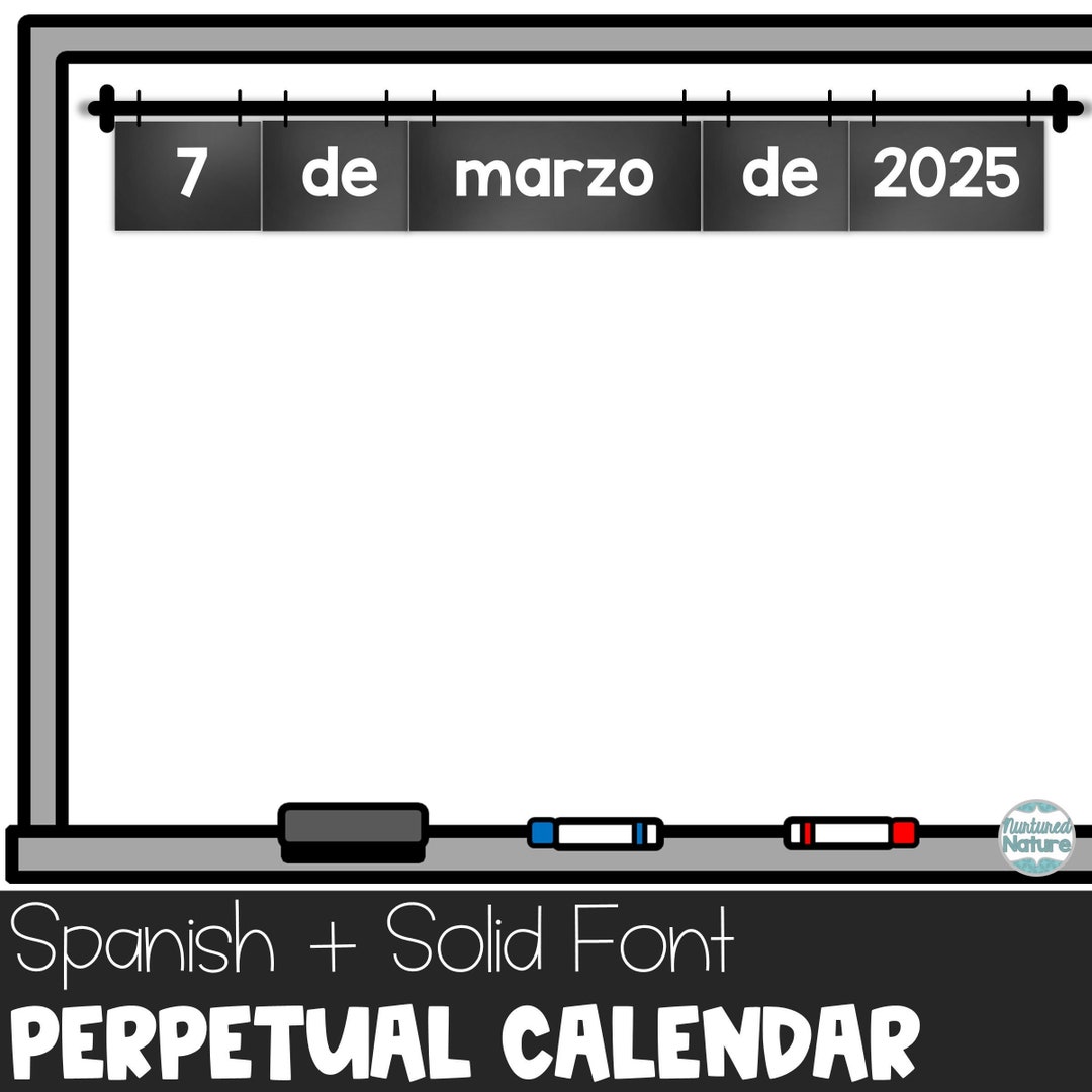 2024 Spanish Calendar, Spanish Classroom Calendar, Spanish Classroom