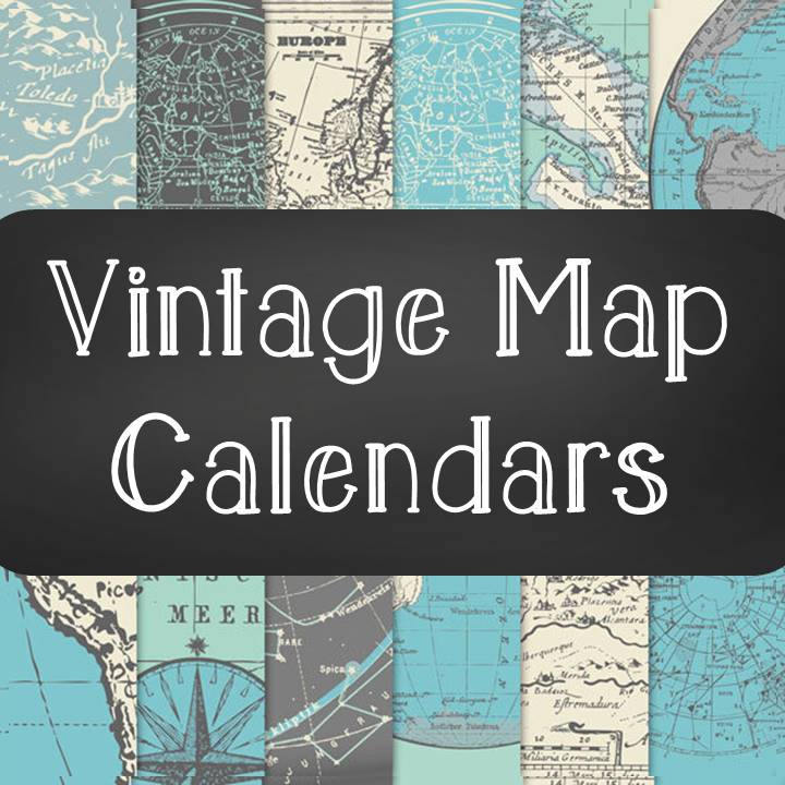 Deluxe Chalkboard Classroom Calendar Kit 12 Maps Printable Etsy