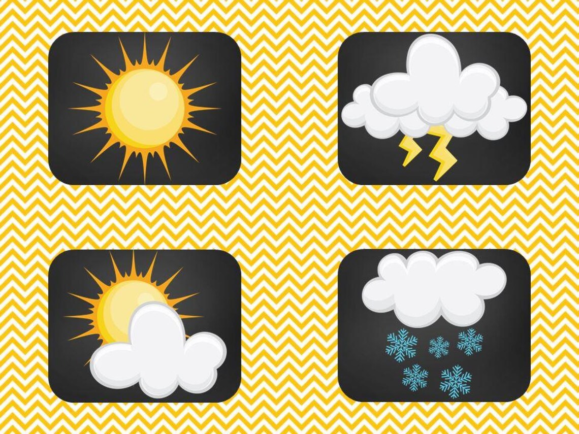 Deluxe Chalkboard Classroom Calendar Kit Chevron in 9 Colors Etsy