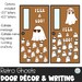 Halloween Classroom Door Decor, Halloween Bulletin Board Kit, Retro ...