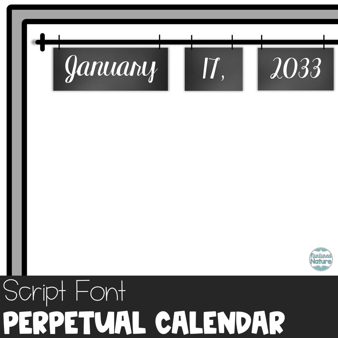 2024 Flip Calendar Classroom, 2024 Printable Calendar Display, 2024