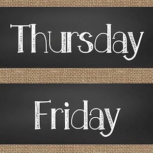 Editable Burlap Chalkboard Classroom Calendar Kit 10 Shades | Etsy