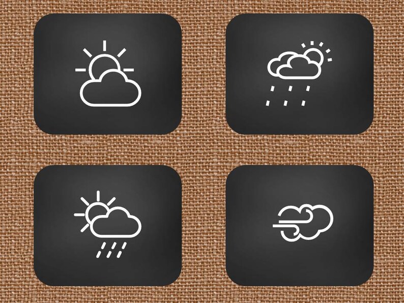 Editable Burlap Chalkboard Classroom Calendar Kit 10 Shades Etsy