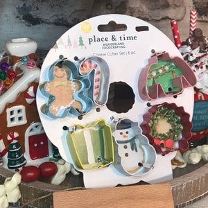 Mini Metal Christmas Cookie Cutters