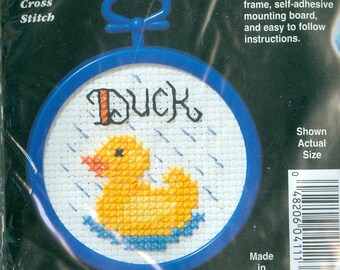 Stitch 'N Frame Duck Counted Cross Stitch Pattern Kit