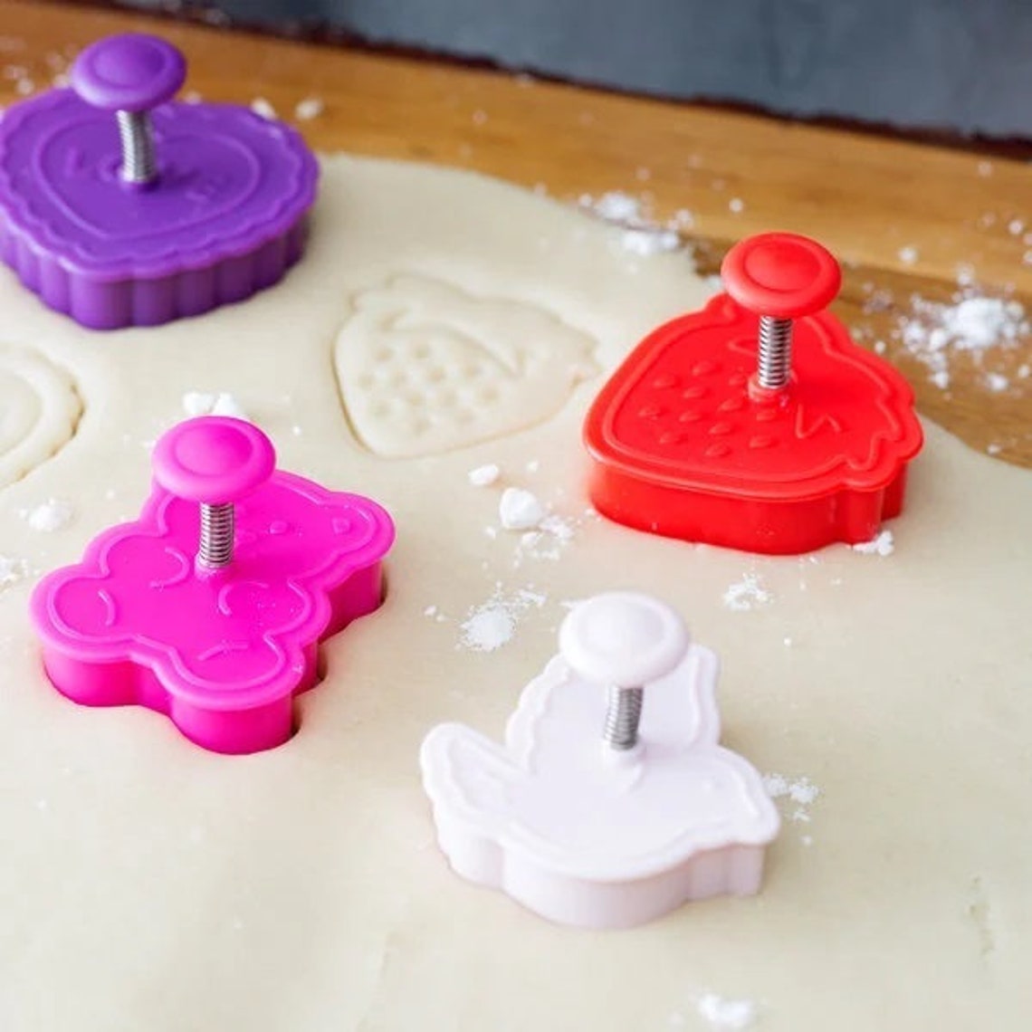 Mini Plastic Plunger Valentine Cookie Cutters Etsy